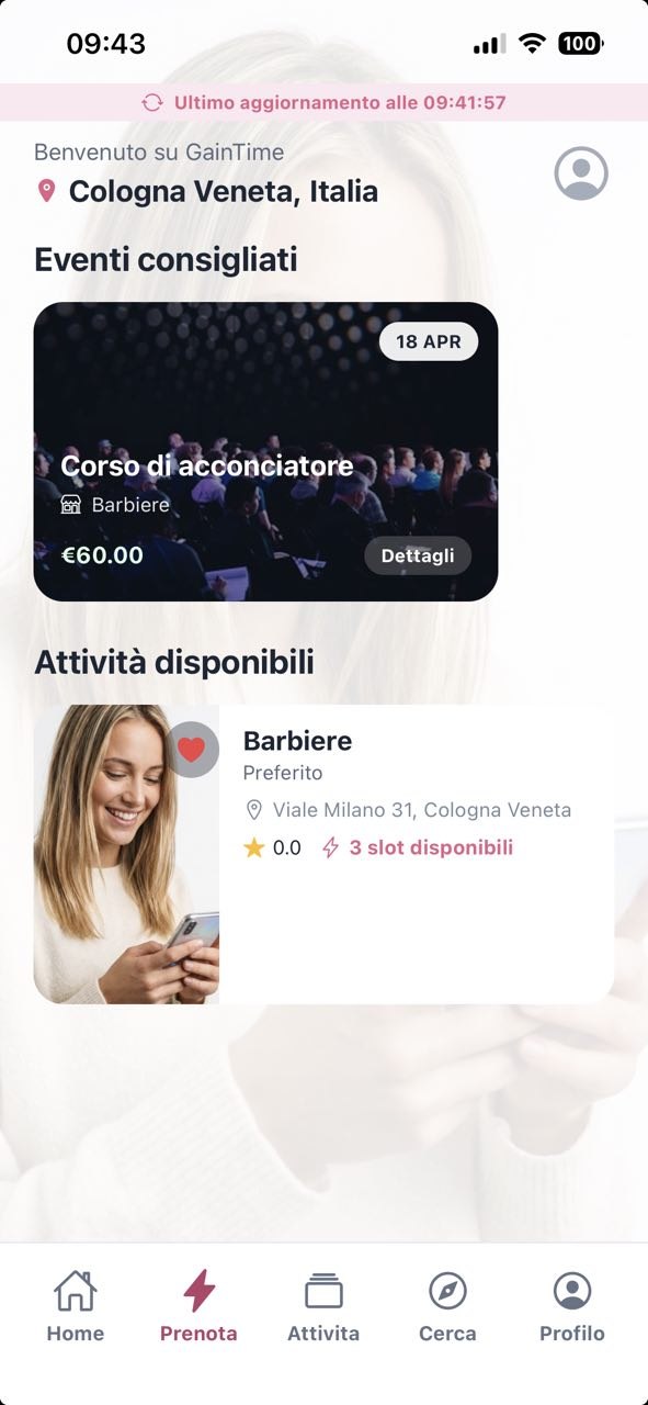 Eventi consigliati su GainTime